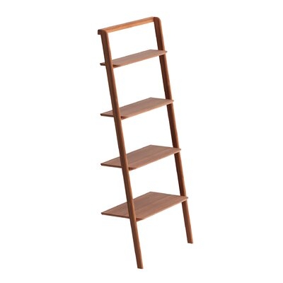 Bellaire 70" H x 24" W Wood Ladder Bookcase - Image 0