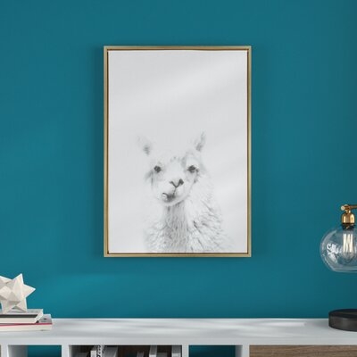 Sylvie Natural Alpaca by Simon Te Tai - Photograph Print on Canvas - Image 0