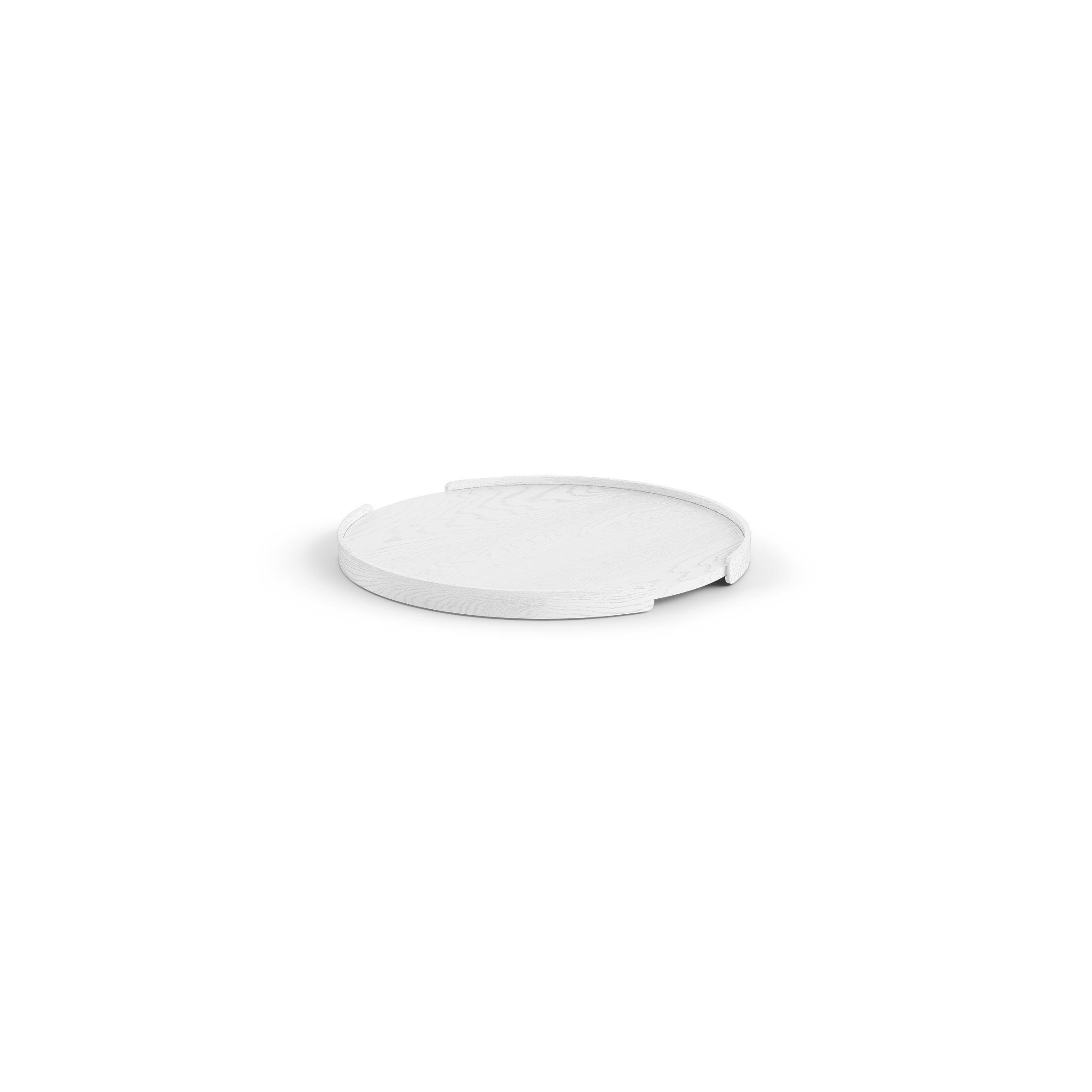 Round Tray in White - Image 0