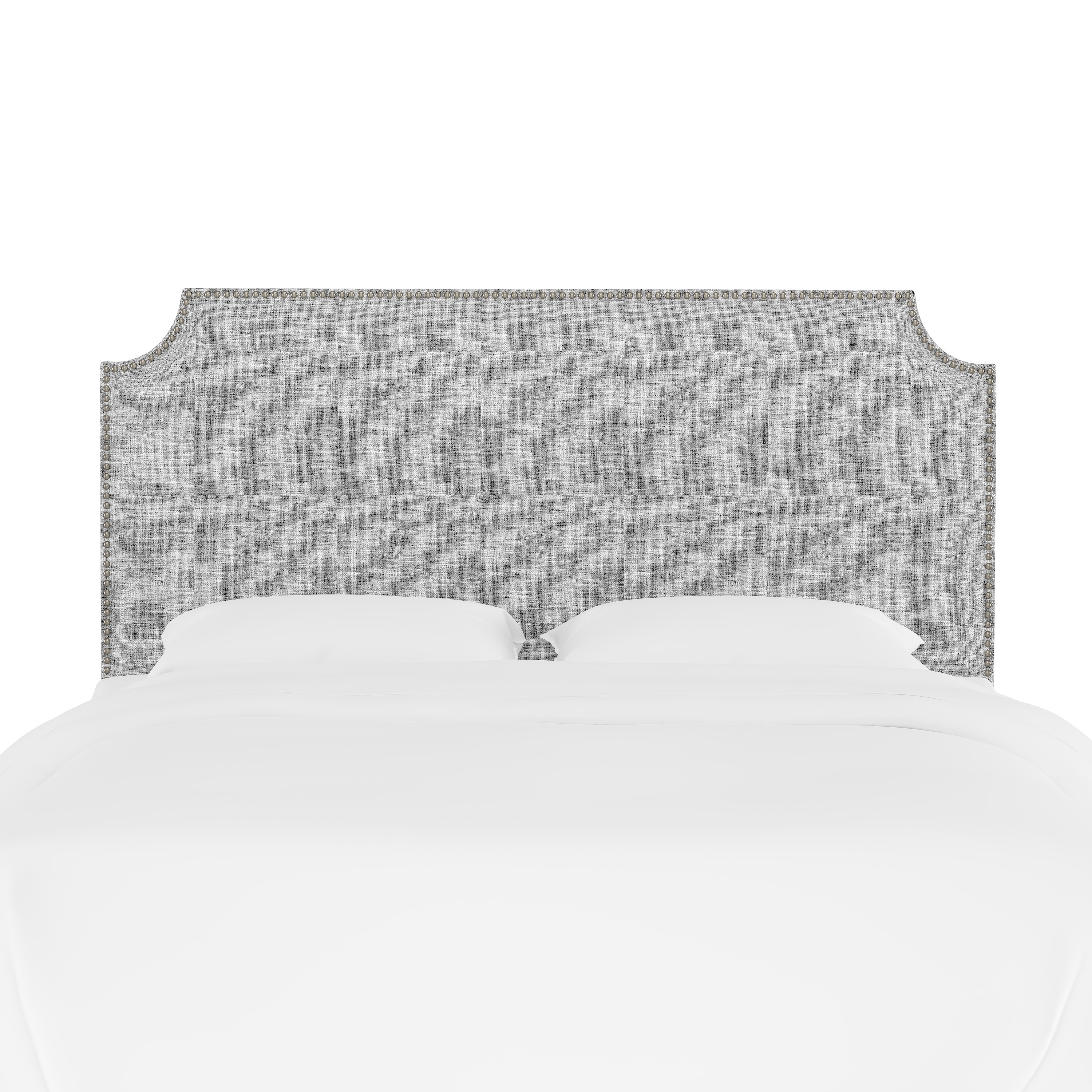 Queen Madison Headboard, Pewter Nailheads - Image 1