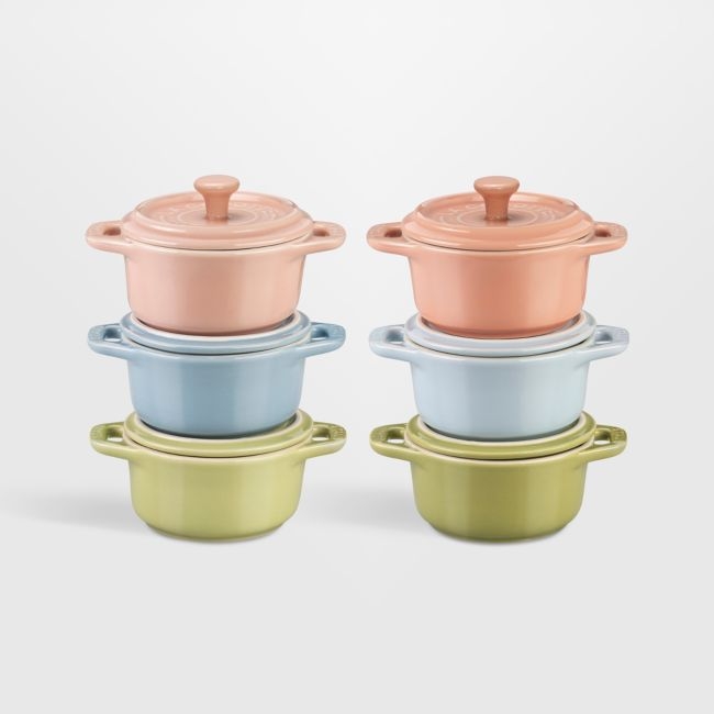 Staub ® Pastels 6-Piece Ceramic Mini Cocottes Set - Image 0