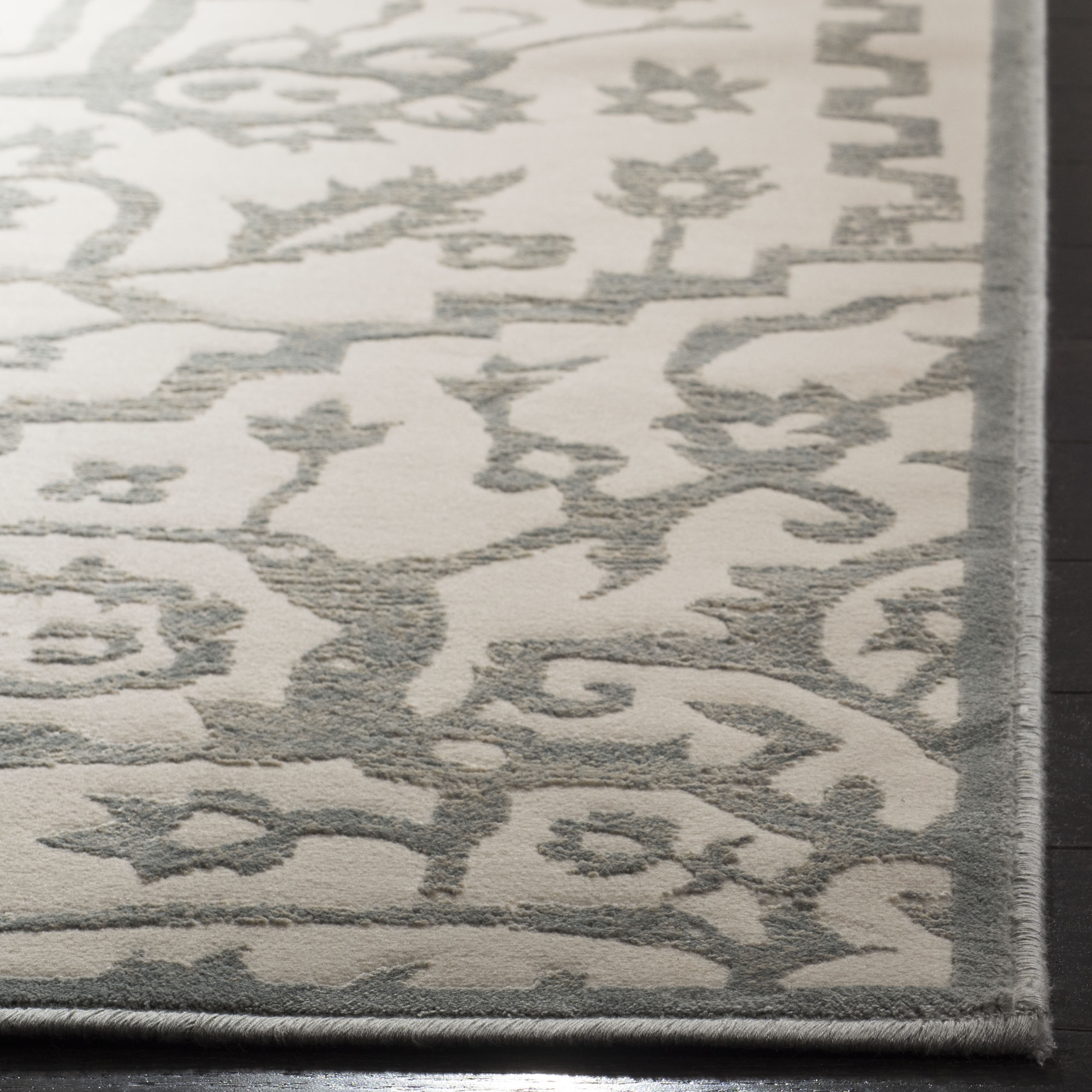 Arlo Home Woven Area Rug, NBL691-7680, Light Blue/Ivory,  5' 1" X 7' 6" - Image 2