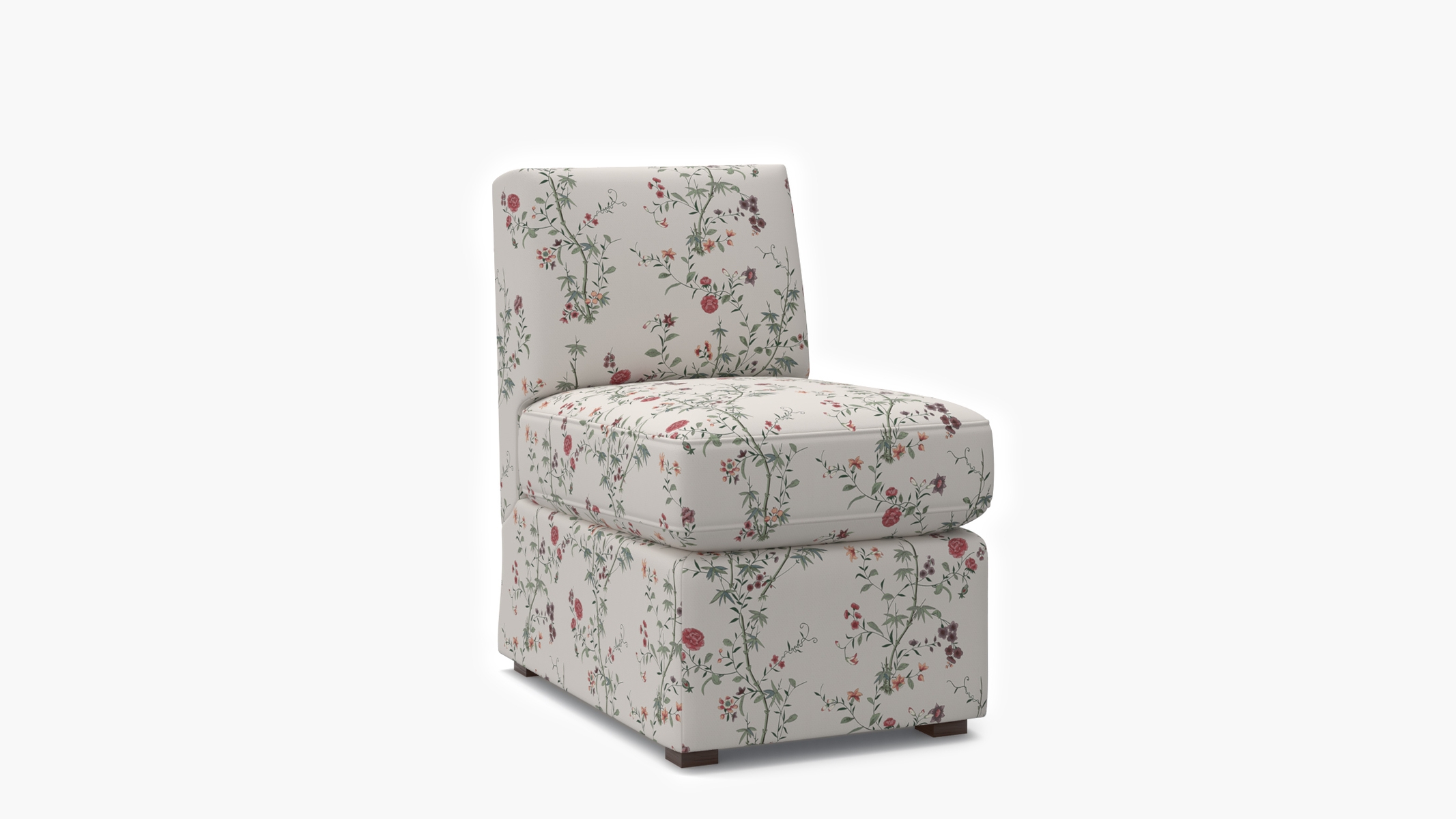 Petite Slipper Chair, Multi Bamboo Garden - Image 1