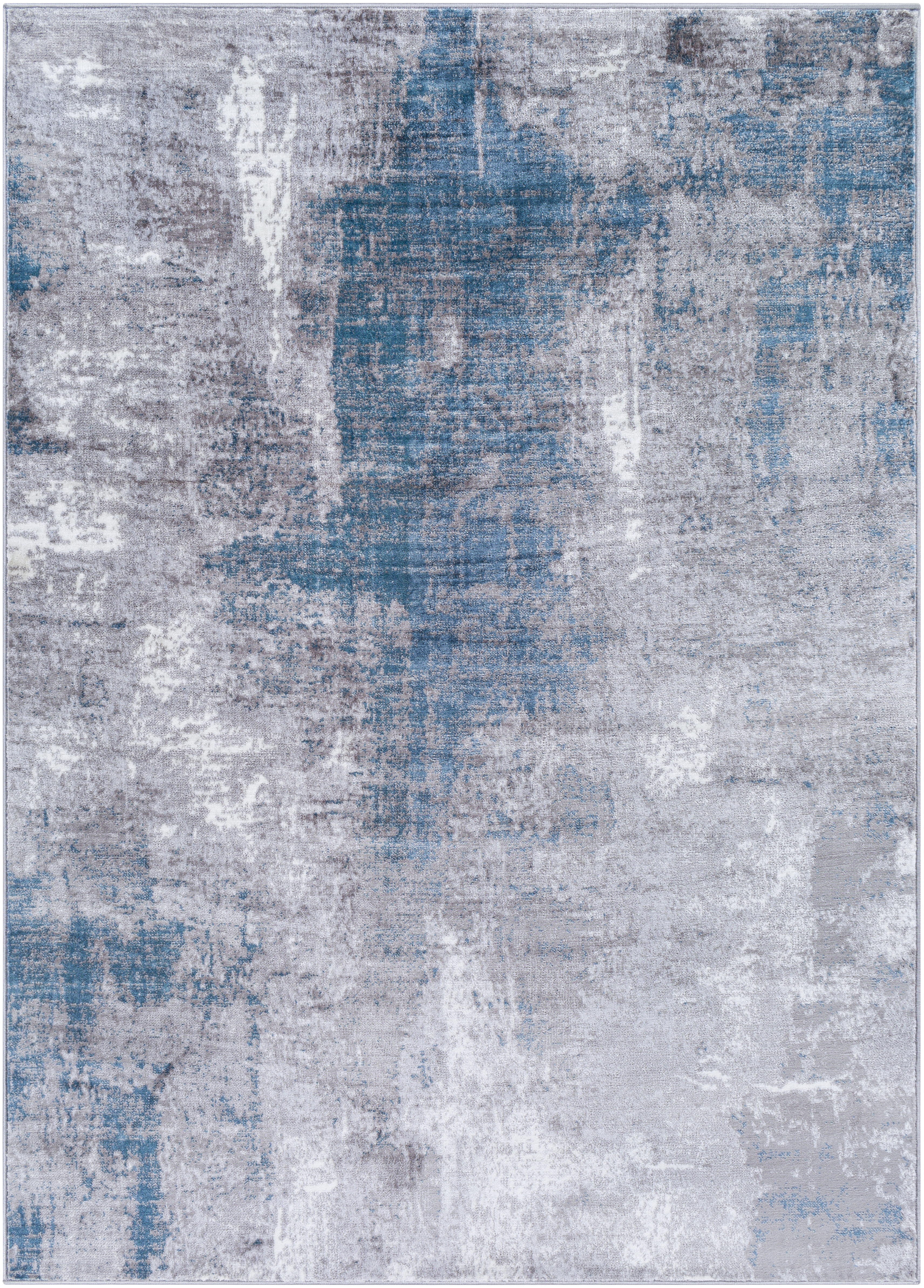 Wanderlust Gray Indoor 8'10" x 12'4" Machine Woven Rug - Image 0