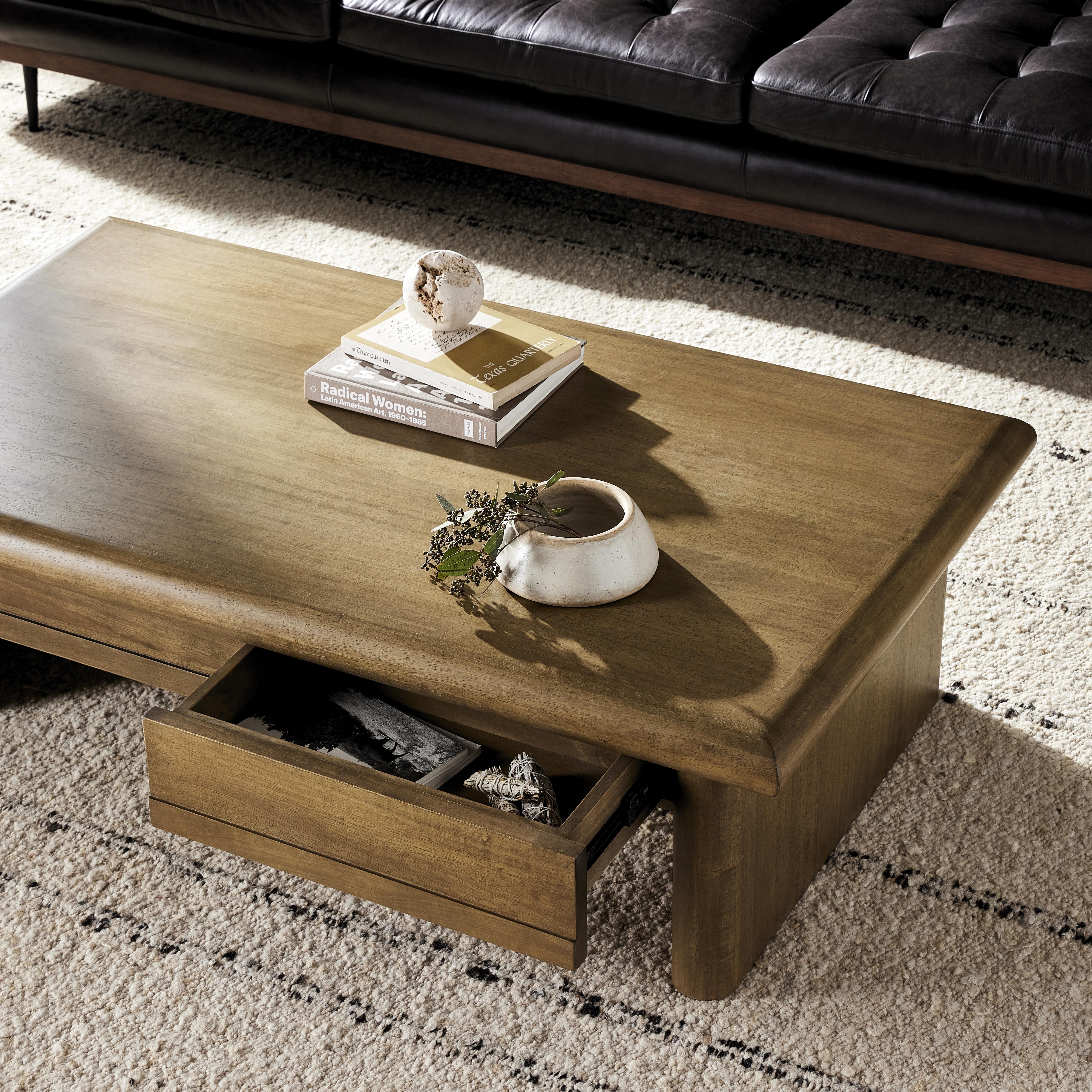 Murray Coffee Table-Weathered Parawood - Image 13