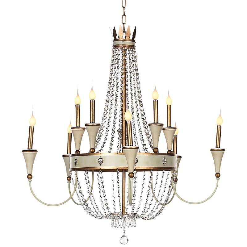 ellahome Josephine 10 - Light Candle Style Empire Chandelier - Image 0