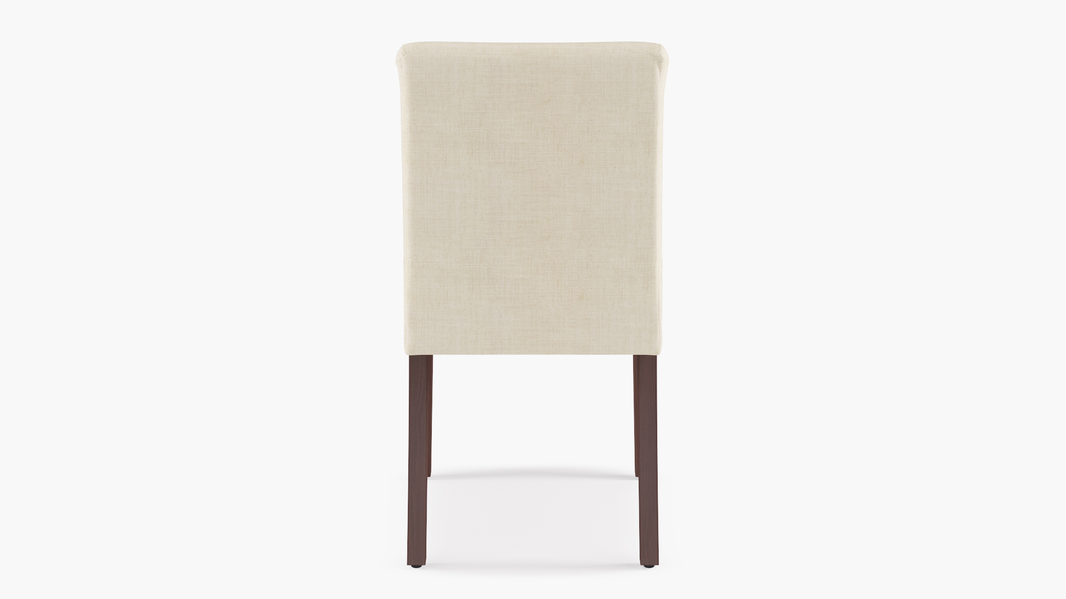 Classic Dining Chair, Talc Everyday Linen, Espresso - Image 3
