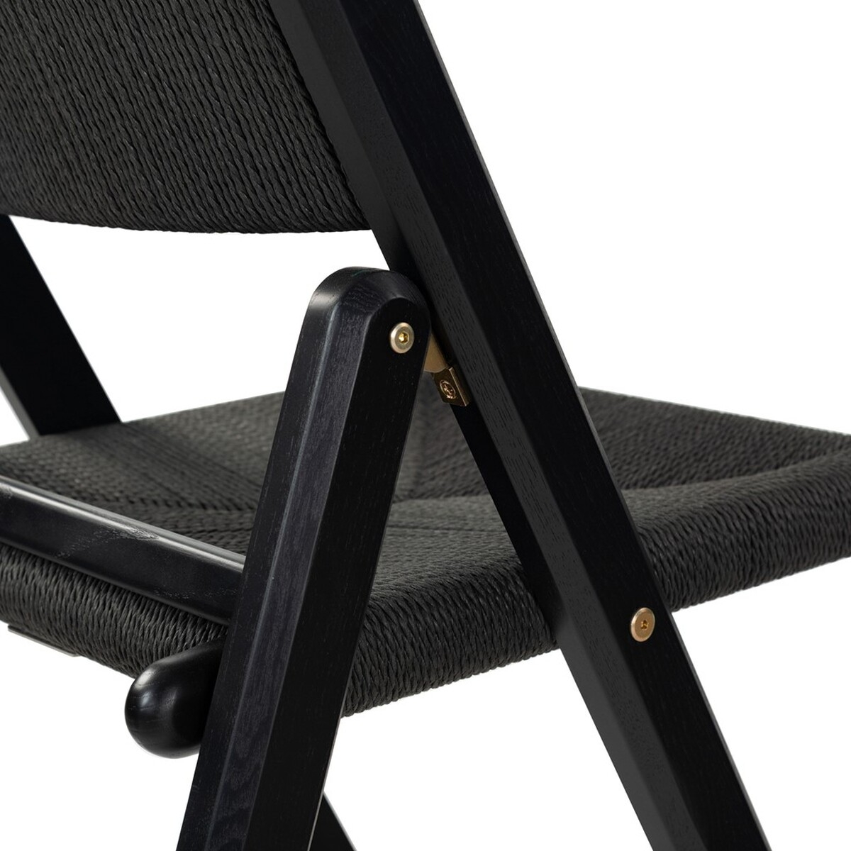 Shaylie Folding Dining Chair - Black - Image 4