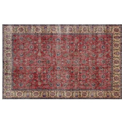 One-of-a-Kind Brancato Hand-Knotted 1960s Turkish Red/Brown 5'5" x 8'6" Area Rug - Image 0