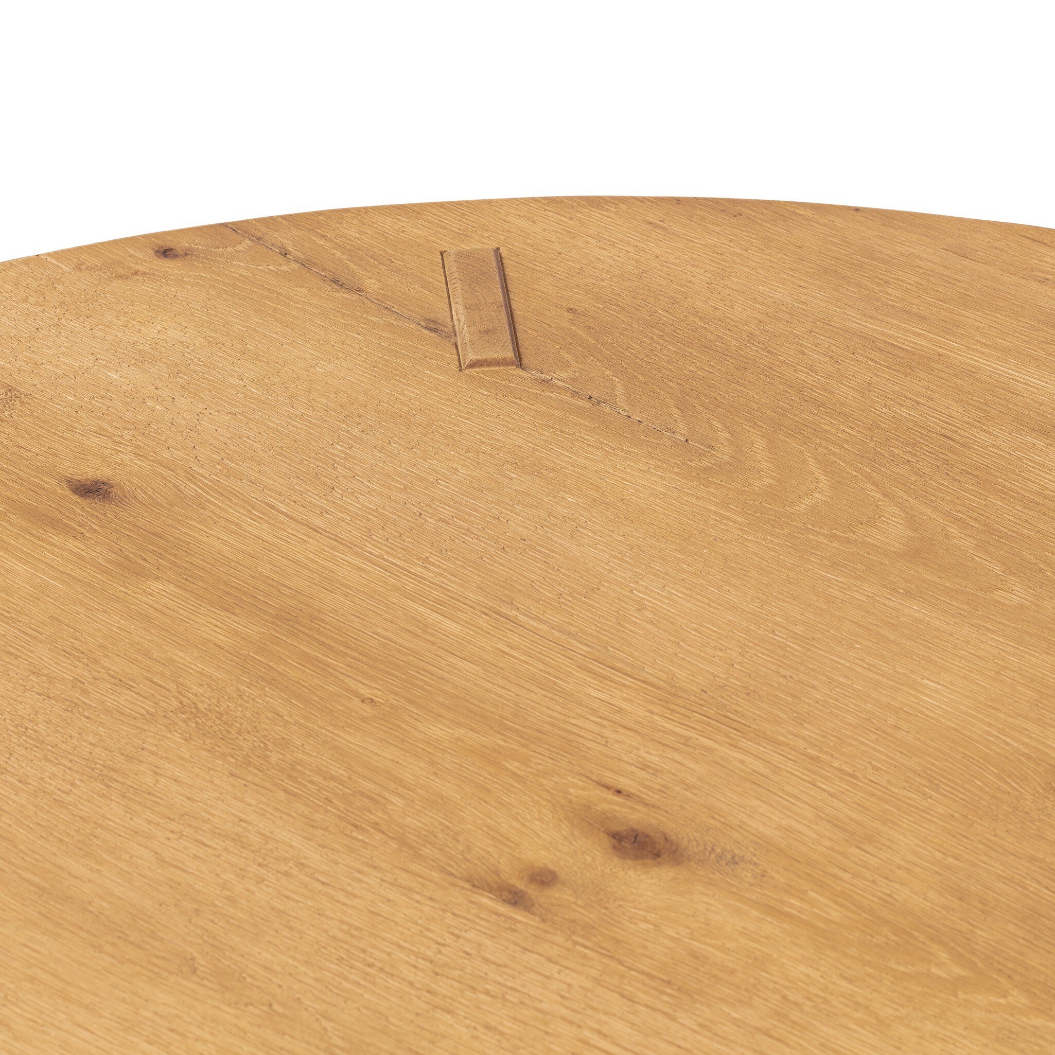 Sadira Coffee Table-50" - Worn Oak Veneer by Amber Lewis x Four Hands - Image 6