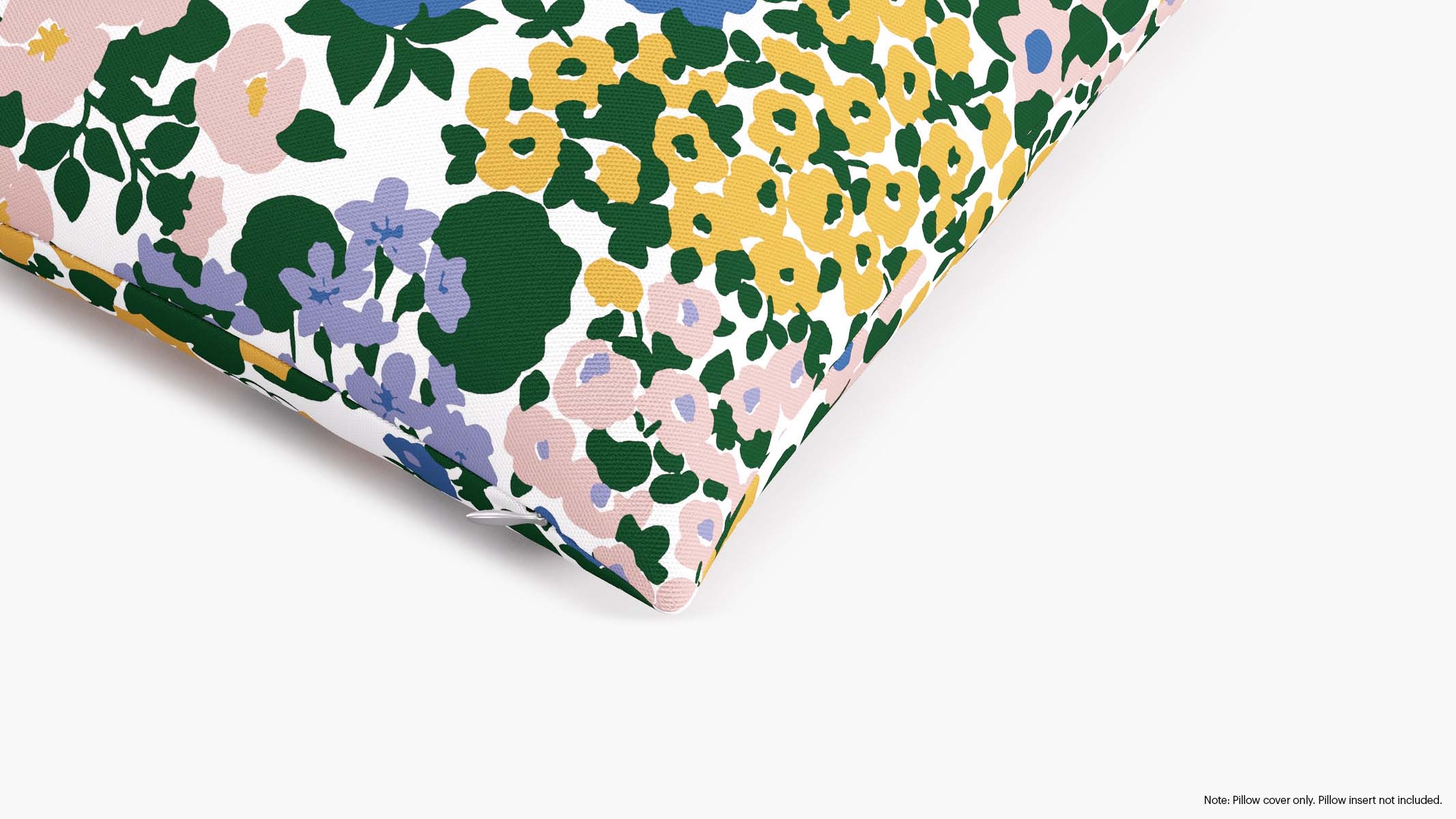 Throw Pillow Cover 18", Lavender Million Flowers, 18" x 18" - Image 1