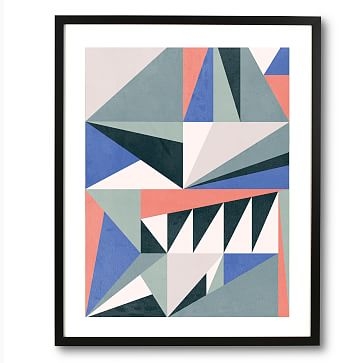 Area 4 By Susana Paz, Paper, Black Frame, 13.25x17.25x2, Small - Image 1