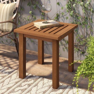 Fina Teak Wooden Side Table - Image 0