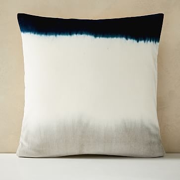 Dip Dye Pillow Cover, 20"x20", Stone Gray - Image 0
