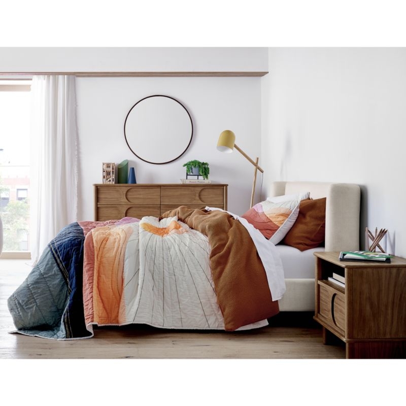 Pismo Natural Full Upholstered Bed - Image 5