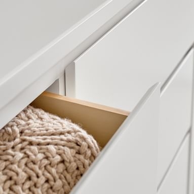 Costa 6-Drawer Wide Dresser, Simply White - Image 1