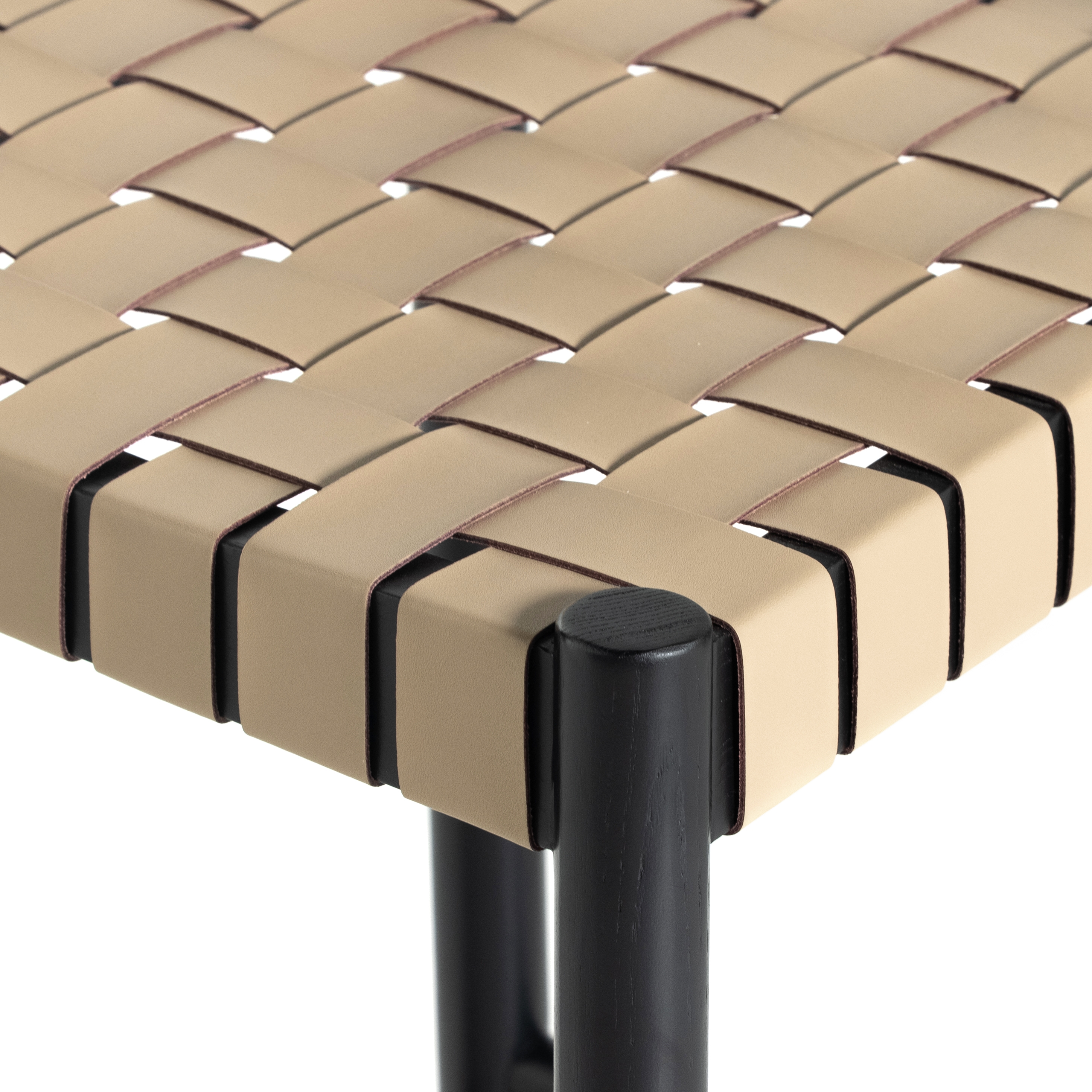 Heisler Bar + Counter Stool - Almond Leather Blend - Image 6