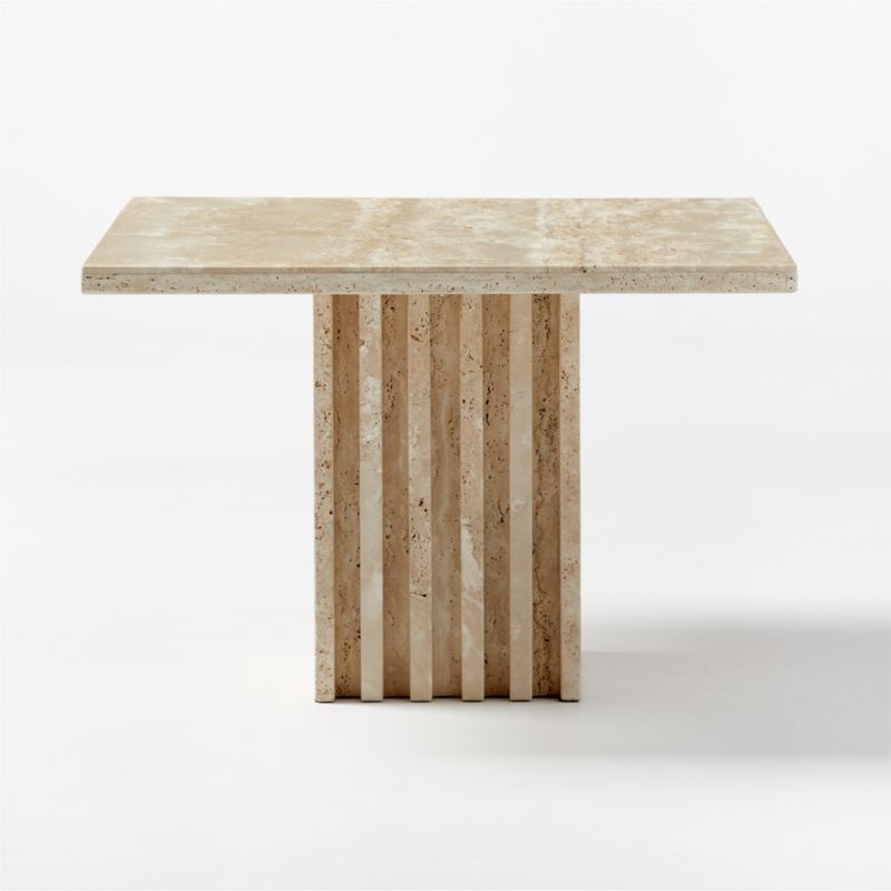 Carve Travertine Small Cocktail Table - Image 6