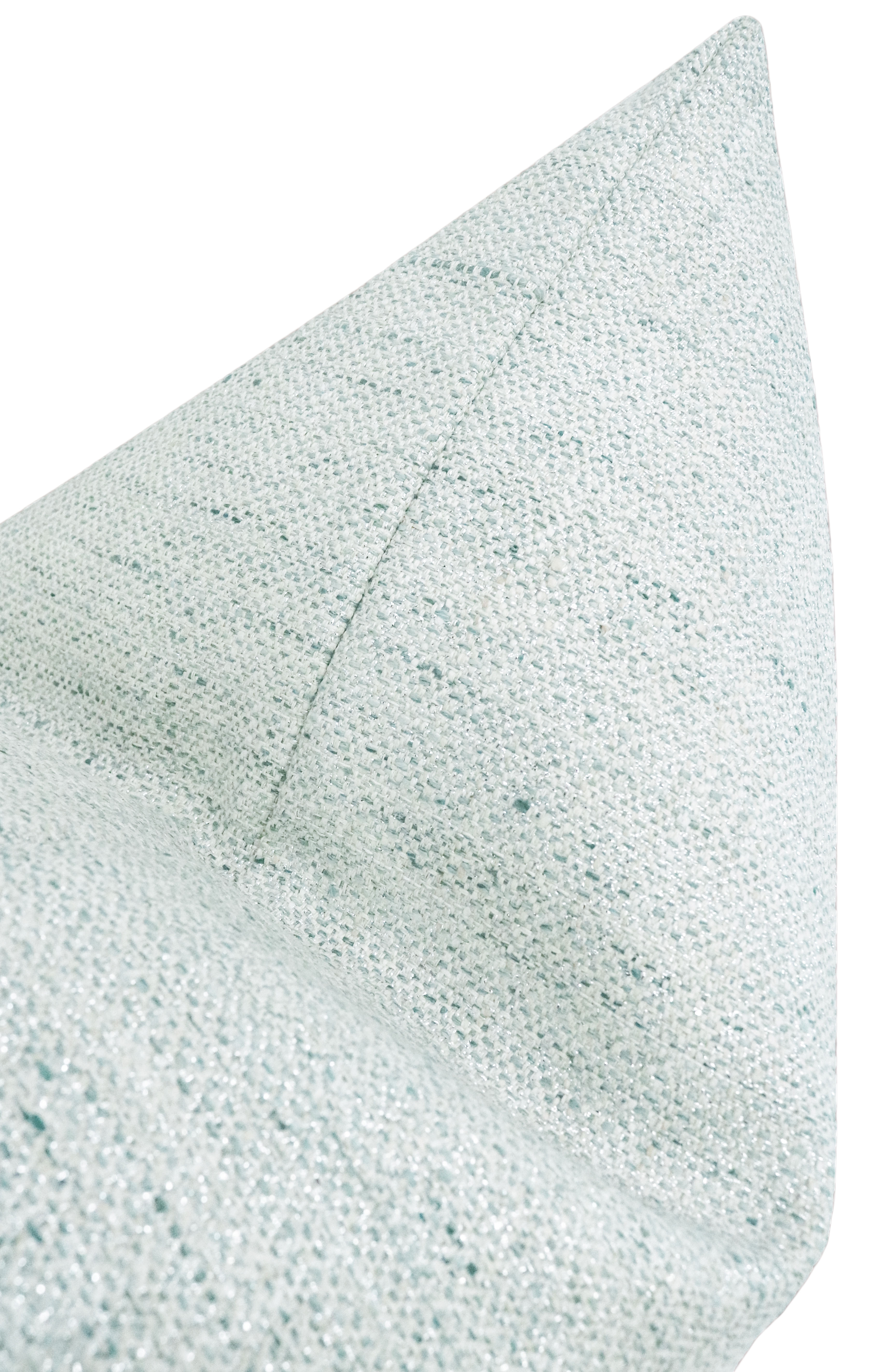 METALLIC LINEN // SPA BLUE - LITTLE LUMBAR 12" X 18" - Image 2