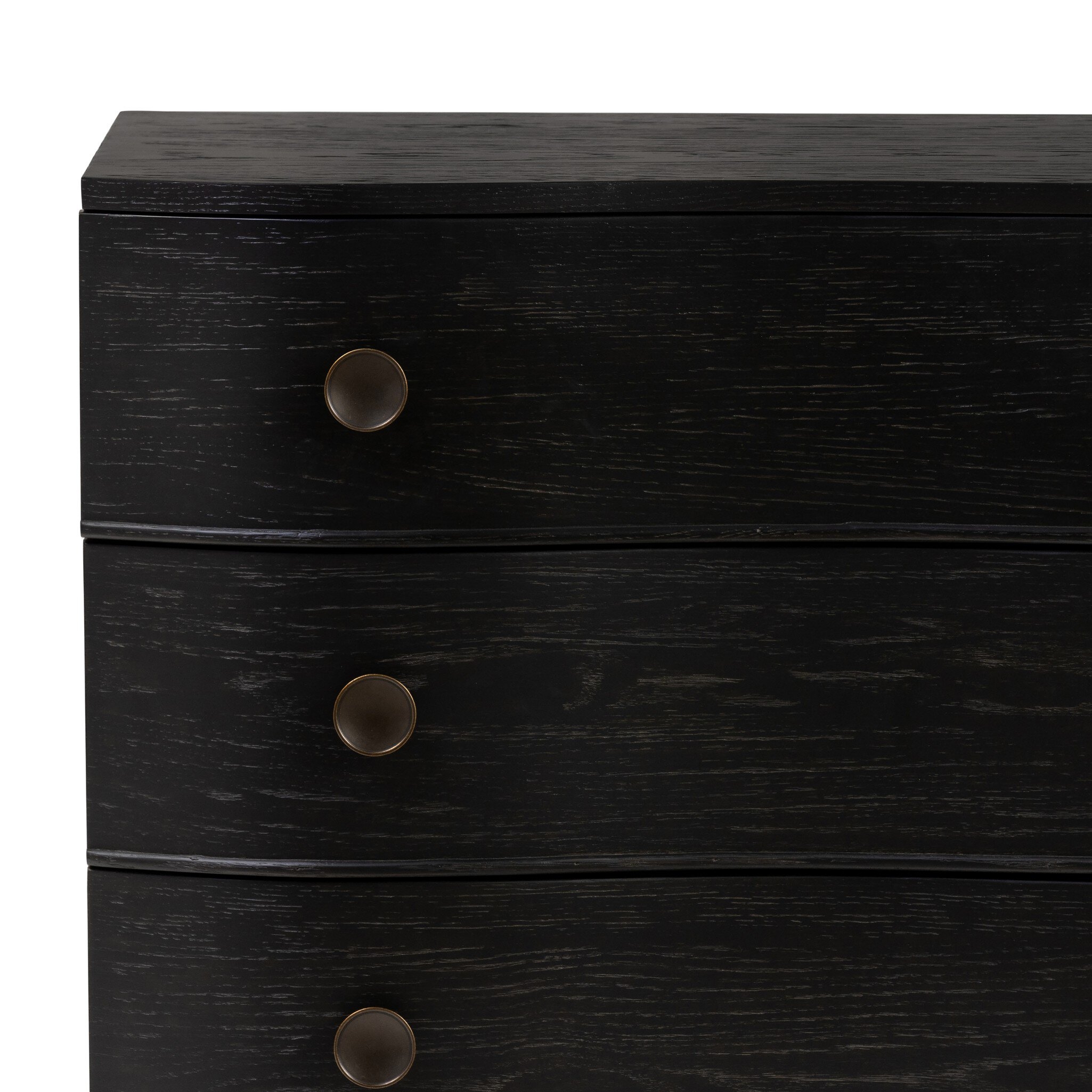 Tiago Nightstand - Distressed Black Oak - Image 1