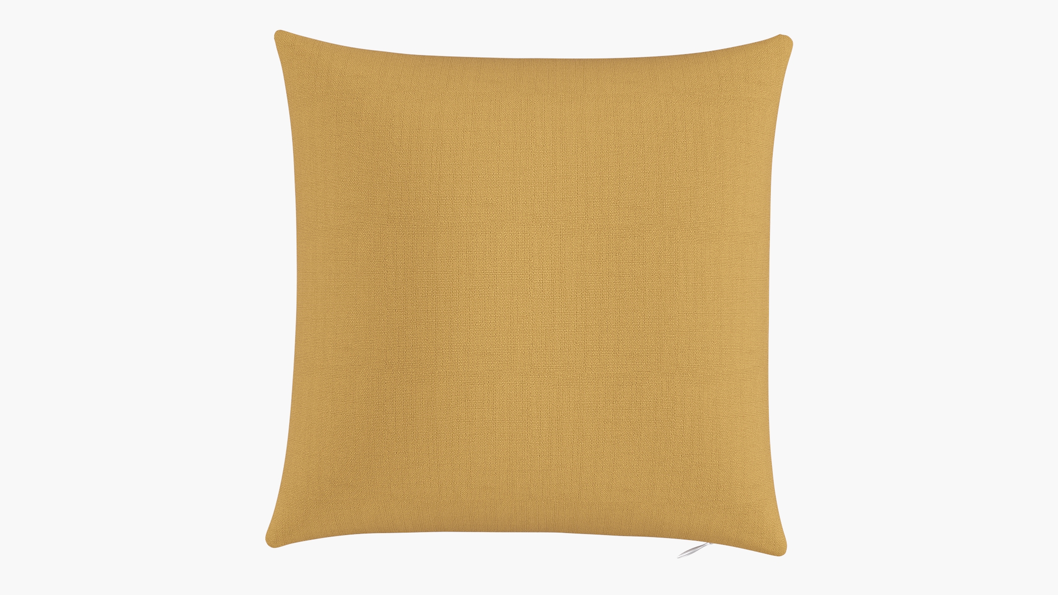 Throw Pillow 16", French Yellow Everyday Linen, 16" x 16" - Image 0