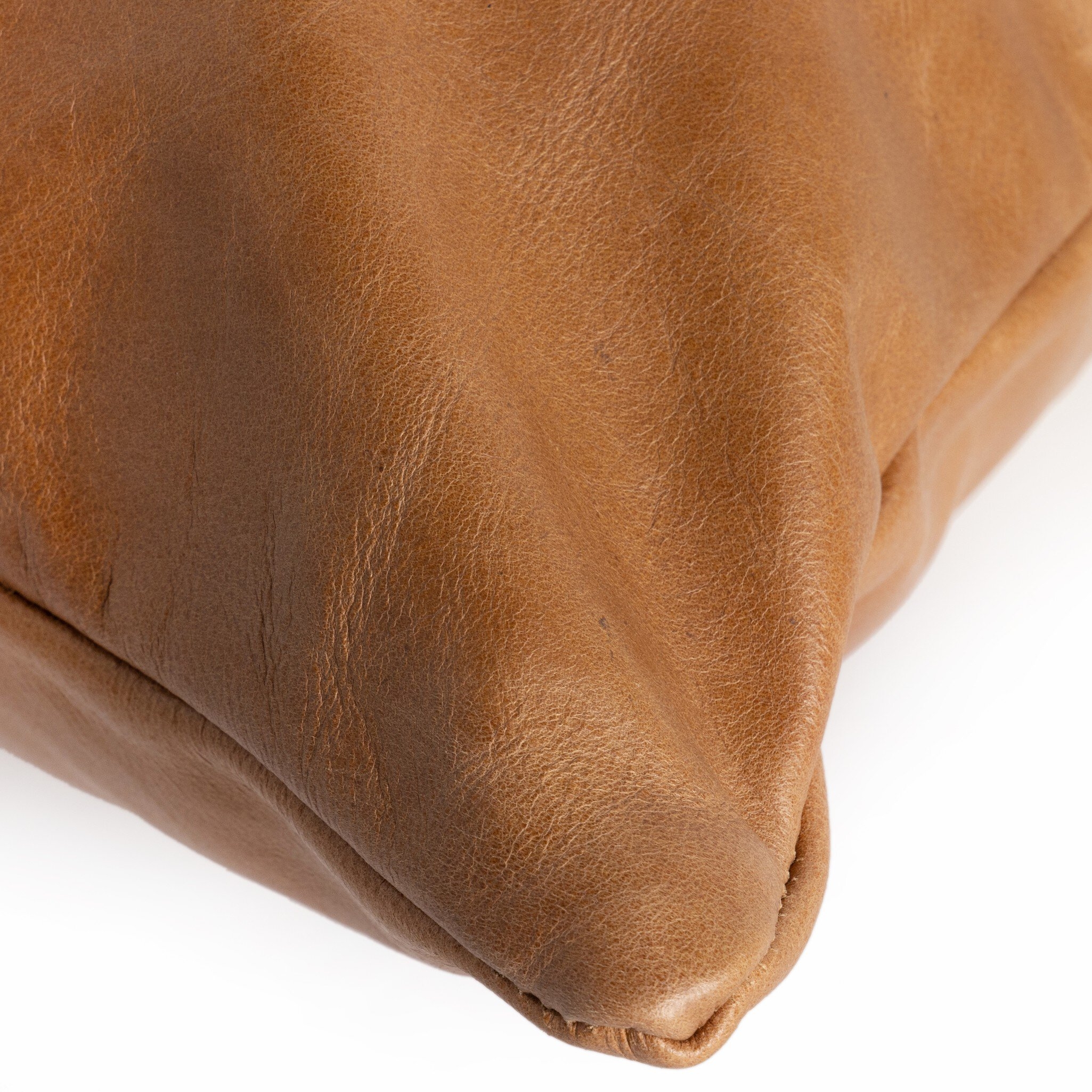 Leather & Linen Pillow - Sonoma Butterscotch - Image 6