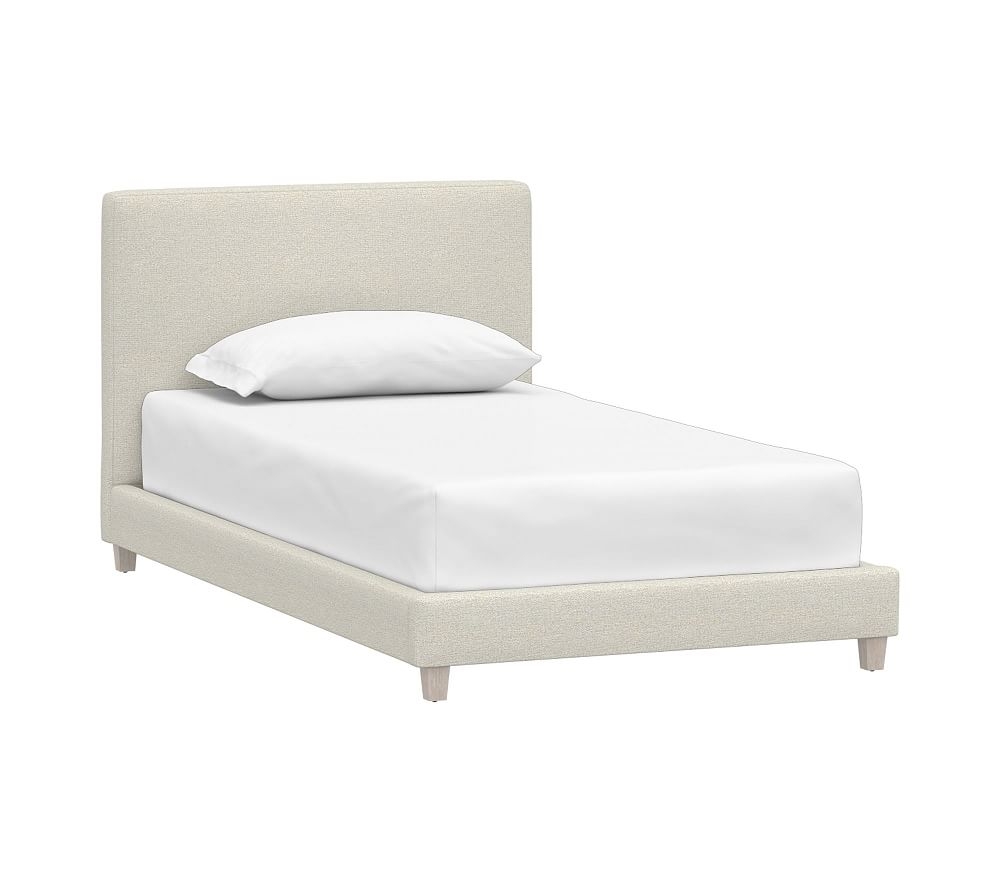 Payton Uph Bed, Bed, Twin, Performance Boucle, Oatmeal - Image 0