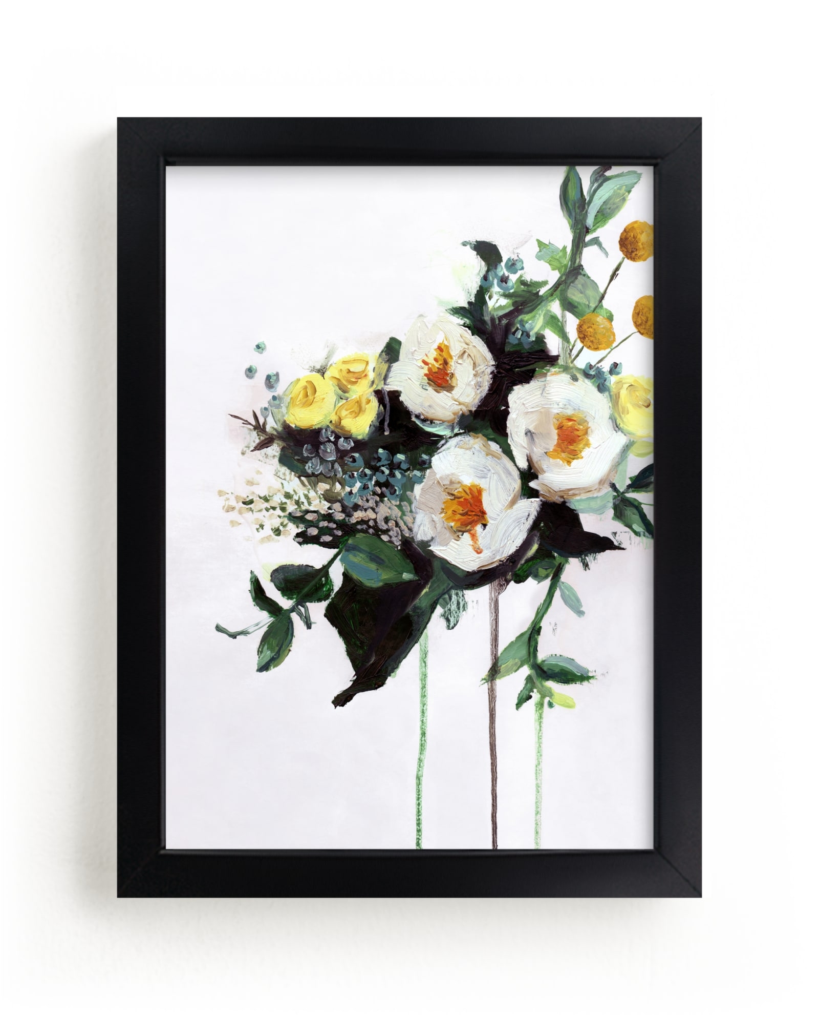 White Flowers Limited Edition Fine Art Print 2 - Image 0