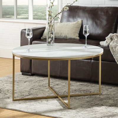 Wasser Coffee Table, Gold - Image 0