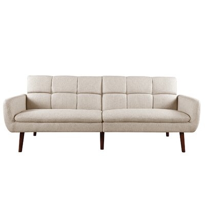 74'' Round Arm Sofa Bed - Image 0