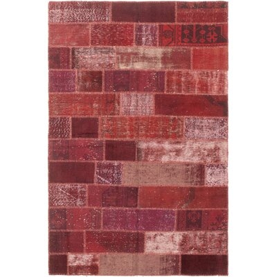 One-of-a-Kind Waverly Hall Hand-Knotted 1980s Red 5'4" x 8'1" Wool Area Rug - Image 0