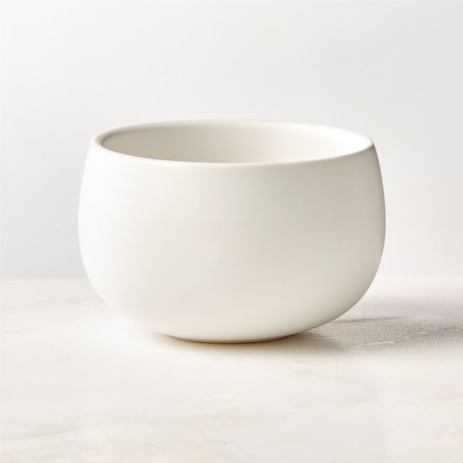 Mori Matte White Dip Bowl - Image 0