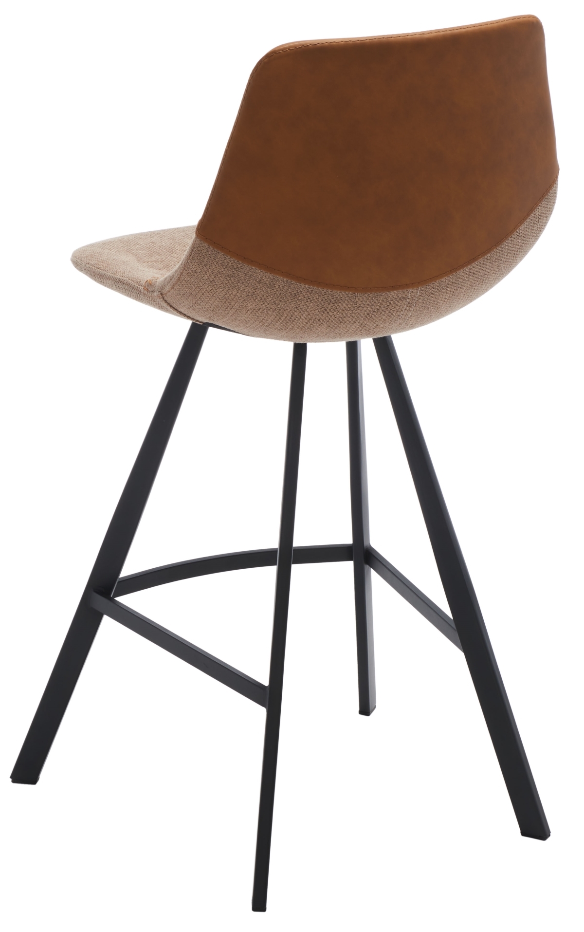 Granger Counter Stool - Cognac / Black - Safavieh - Image 8