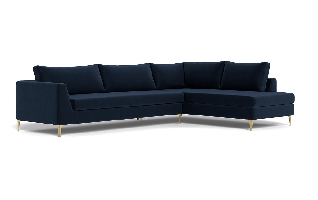 Asher 3-Seat Sectional with Right Bumper - Image 1