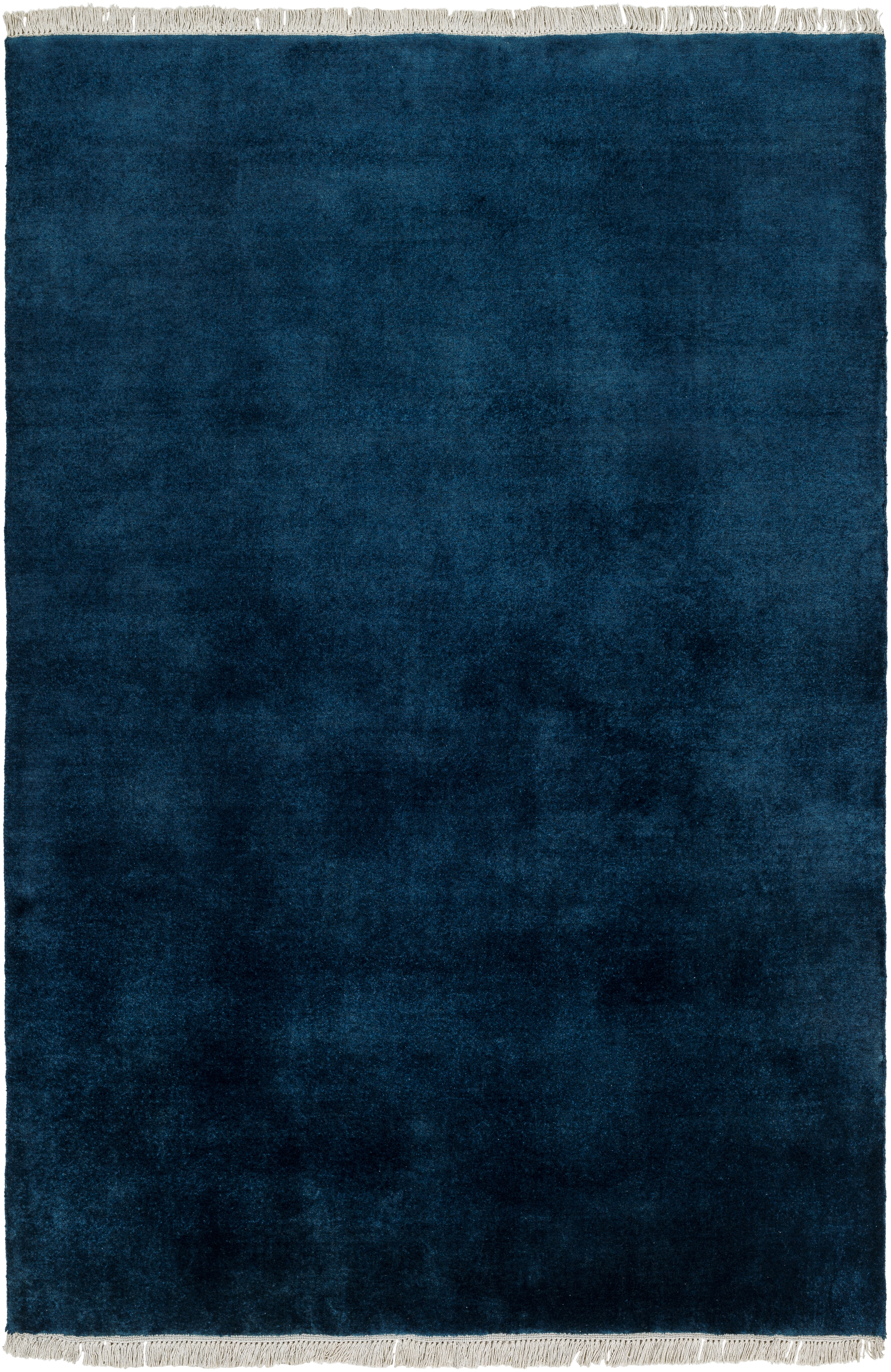 Evergreen Blue Indoor 2'6" x 8' Handmade Rug - Image 0