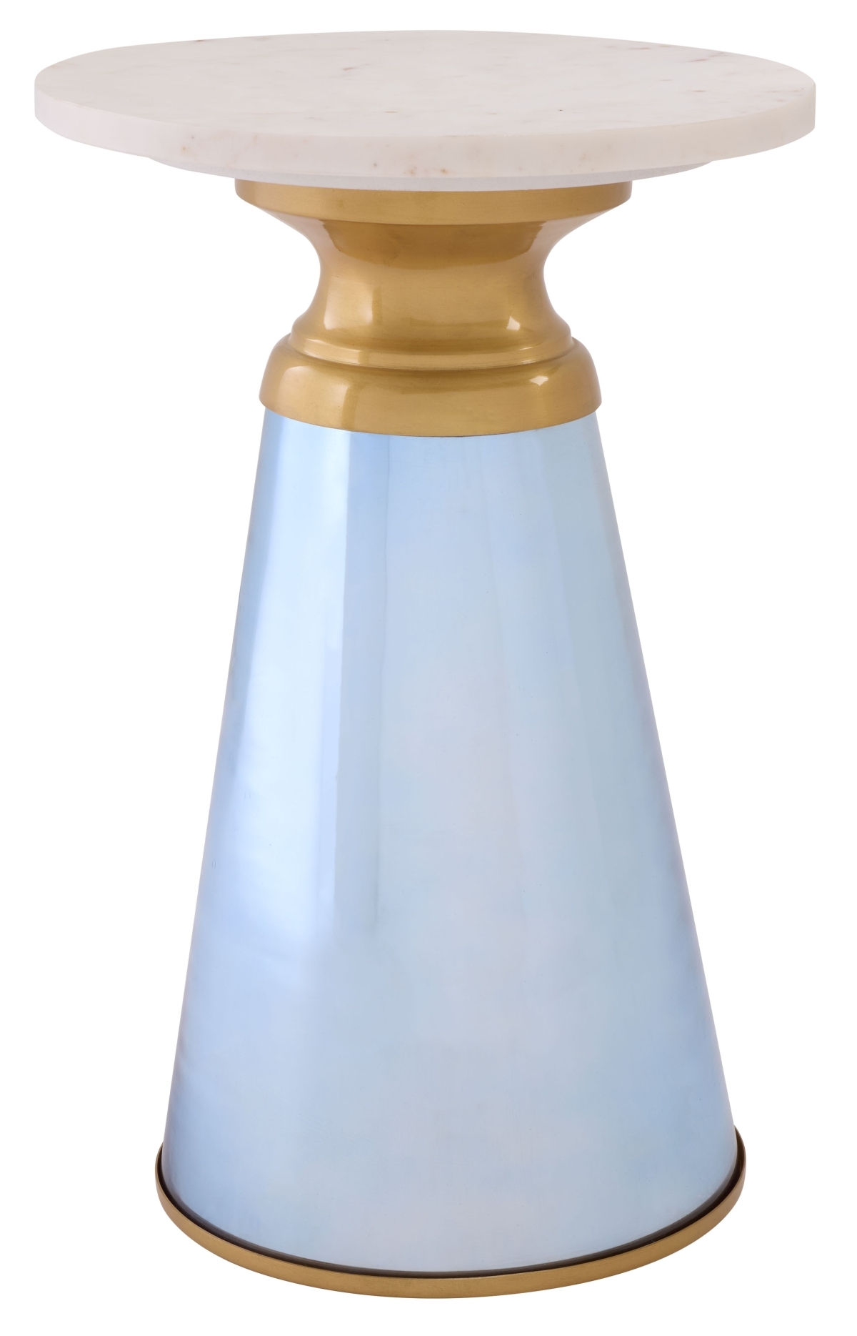 Guido Side Table - Blue / Natural - Image 0