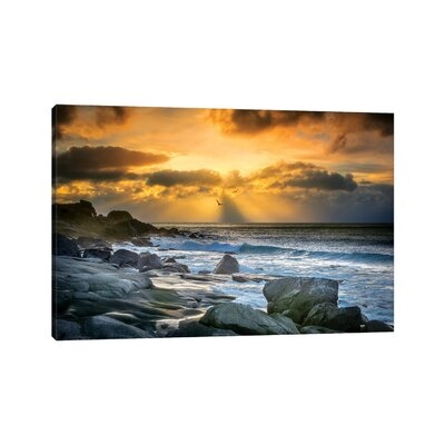 Lofoten Beach And Stones by Marco Carmassi - Wrapped Canvas Print - Image 0