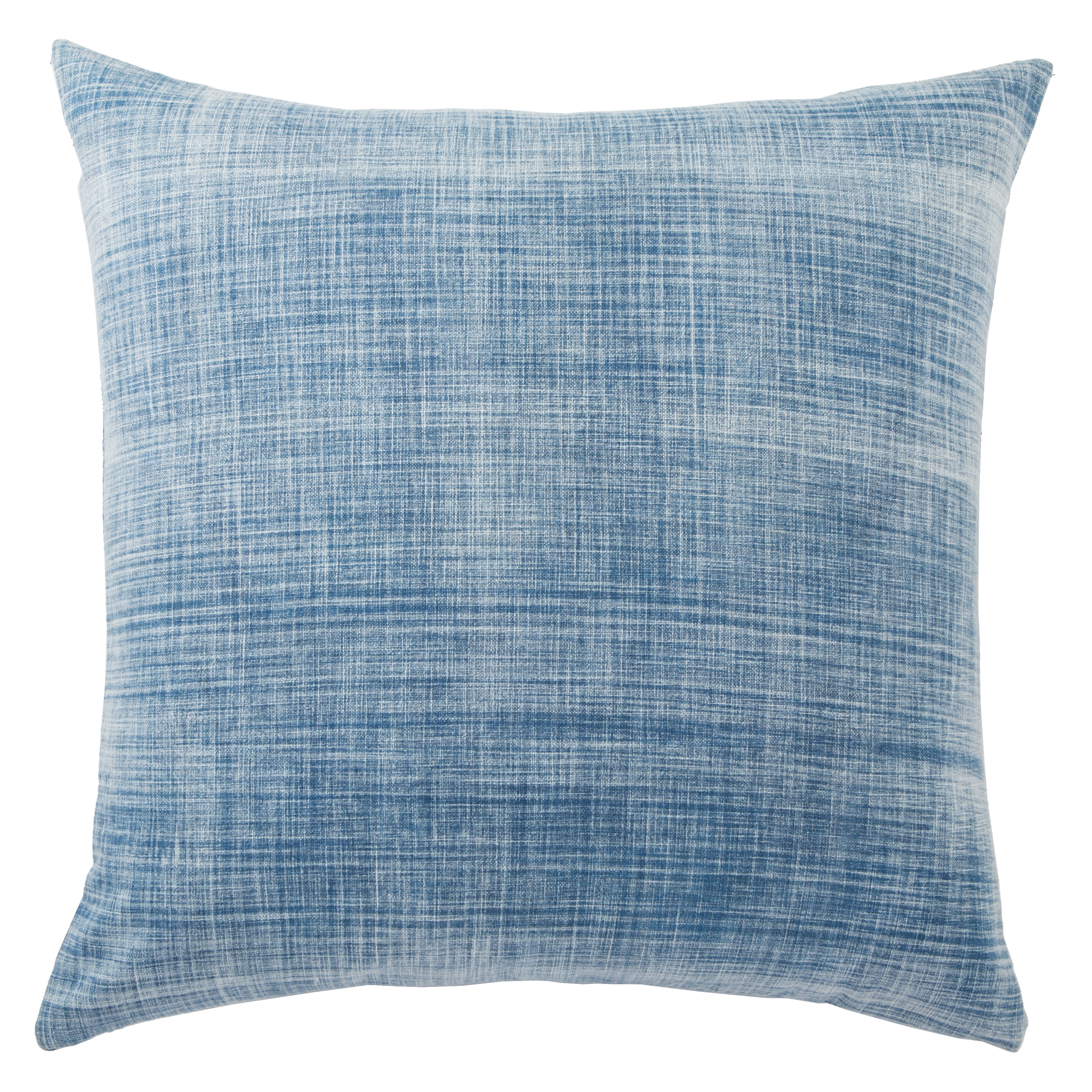 Revolve Pillow with Down Insert, Blue, 22" x 22" - Image 1
