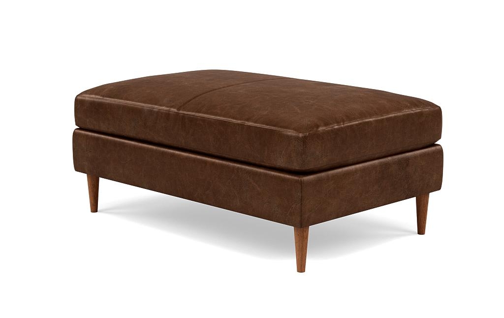 Sloan Leather Ottoman - Image 2