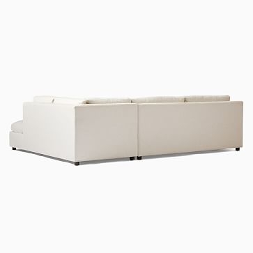 Marin Bumper Chaise Sectional (114") - Alabaster - Right - Image 2