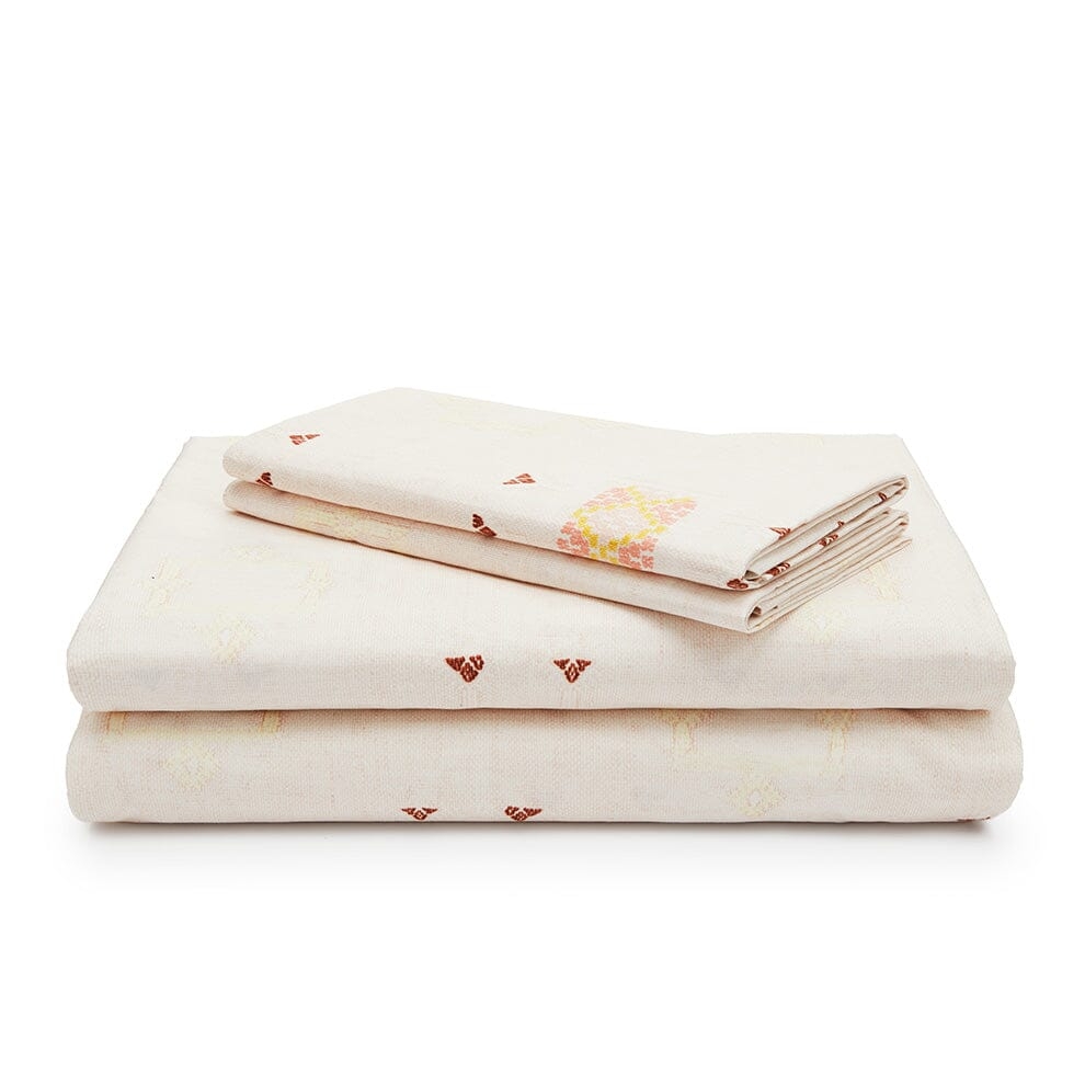 Blush Cactus Silk Sheet Set - Image 0