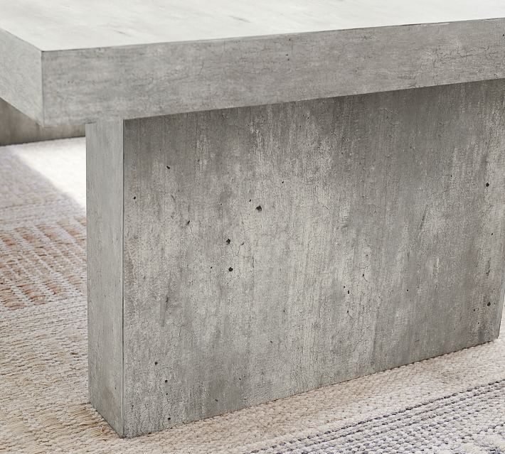 Vaccaro Concrete Coffee Table, 48" - Image 6