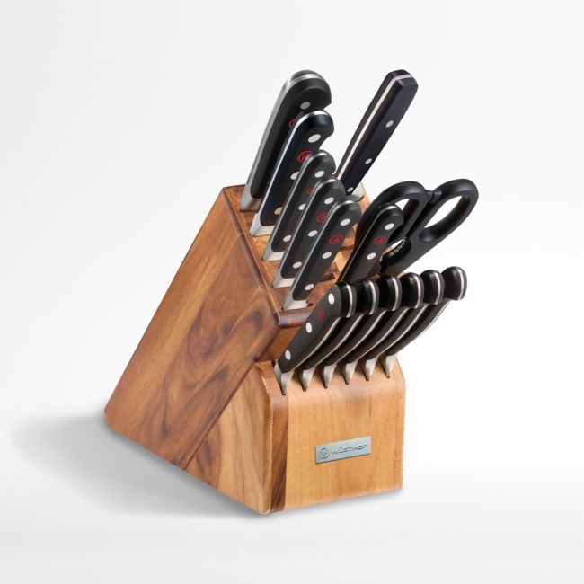Wusthof ® Classic 15-Piece Acacia Knife Block Set - Image 0