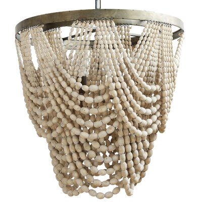 Hatfield 3 - Light Unique Tiered Chandelier with Beaded Accents - Image 0