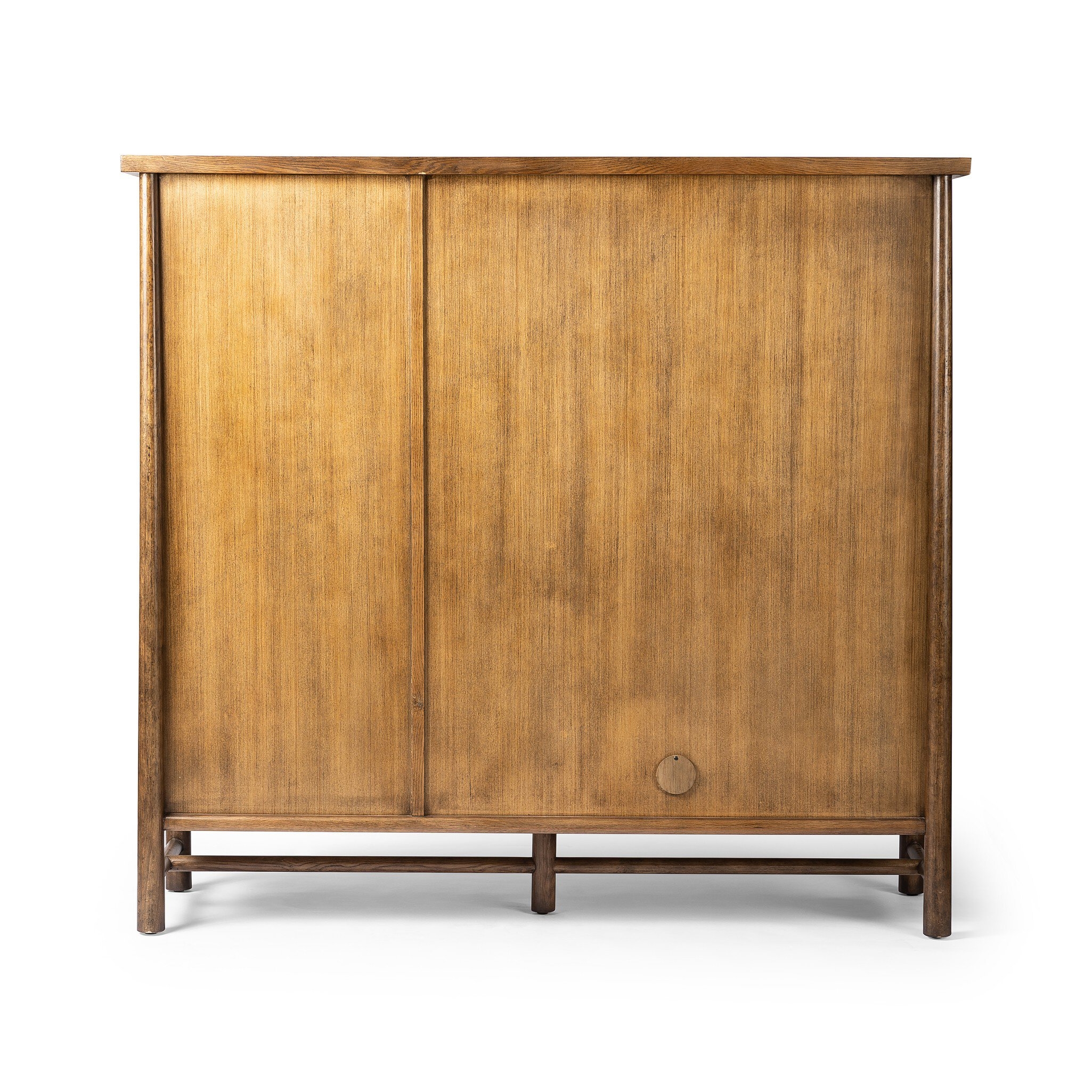 Renaud 3-Door Cabinet - Dark Toasted Oak Veneer - Image 6