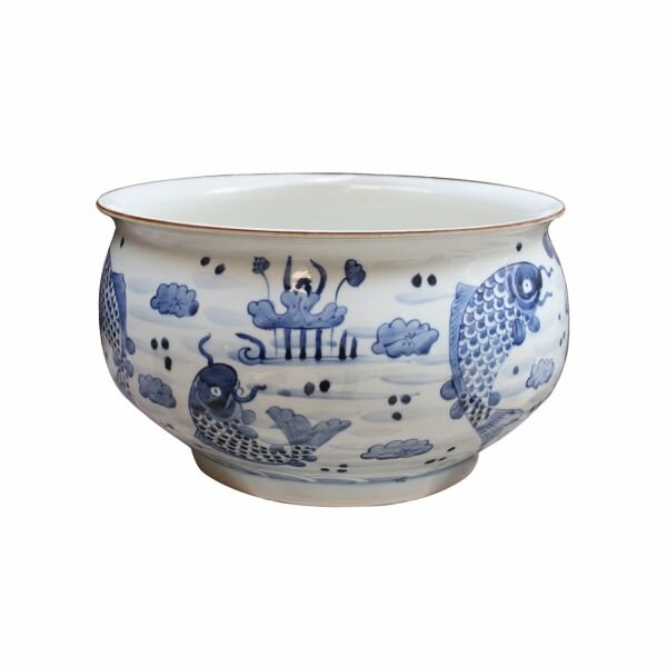 Legend of Asia Porcelain Traditional Decorative Bowl in Blue/White - Image 0
