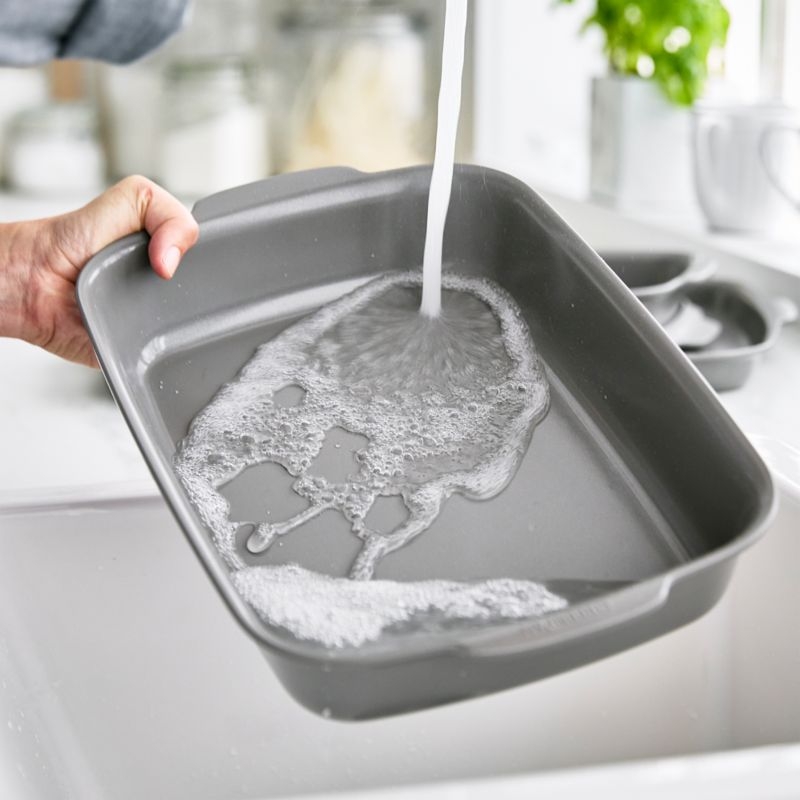 GreenPan Elite Ovenware Dark Grey Rectangular Baker Pan - Image 4