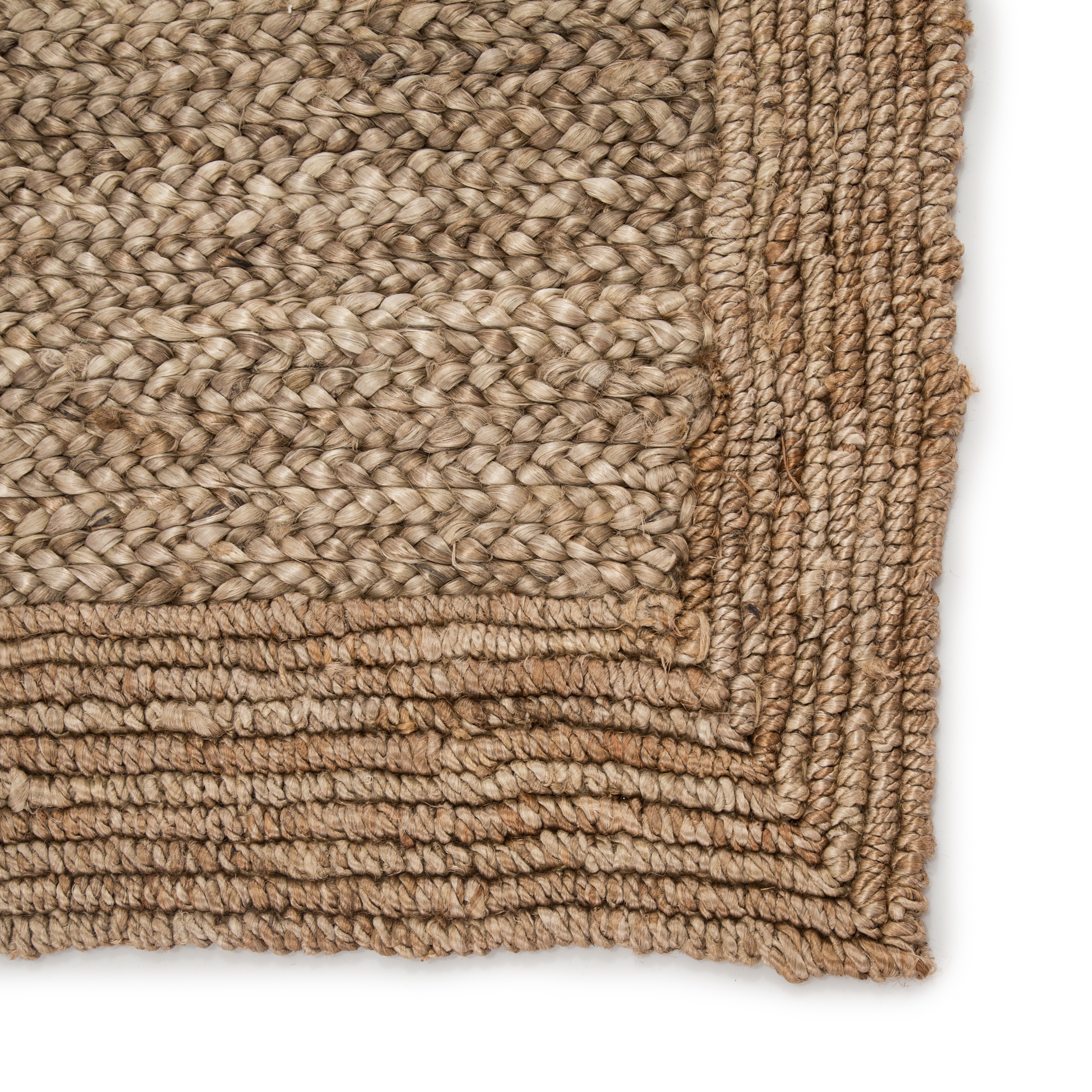 Aboo Natural Solid Beige Area Rug (9' X 12') - Image 3