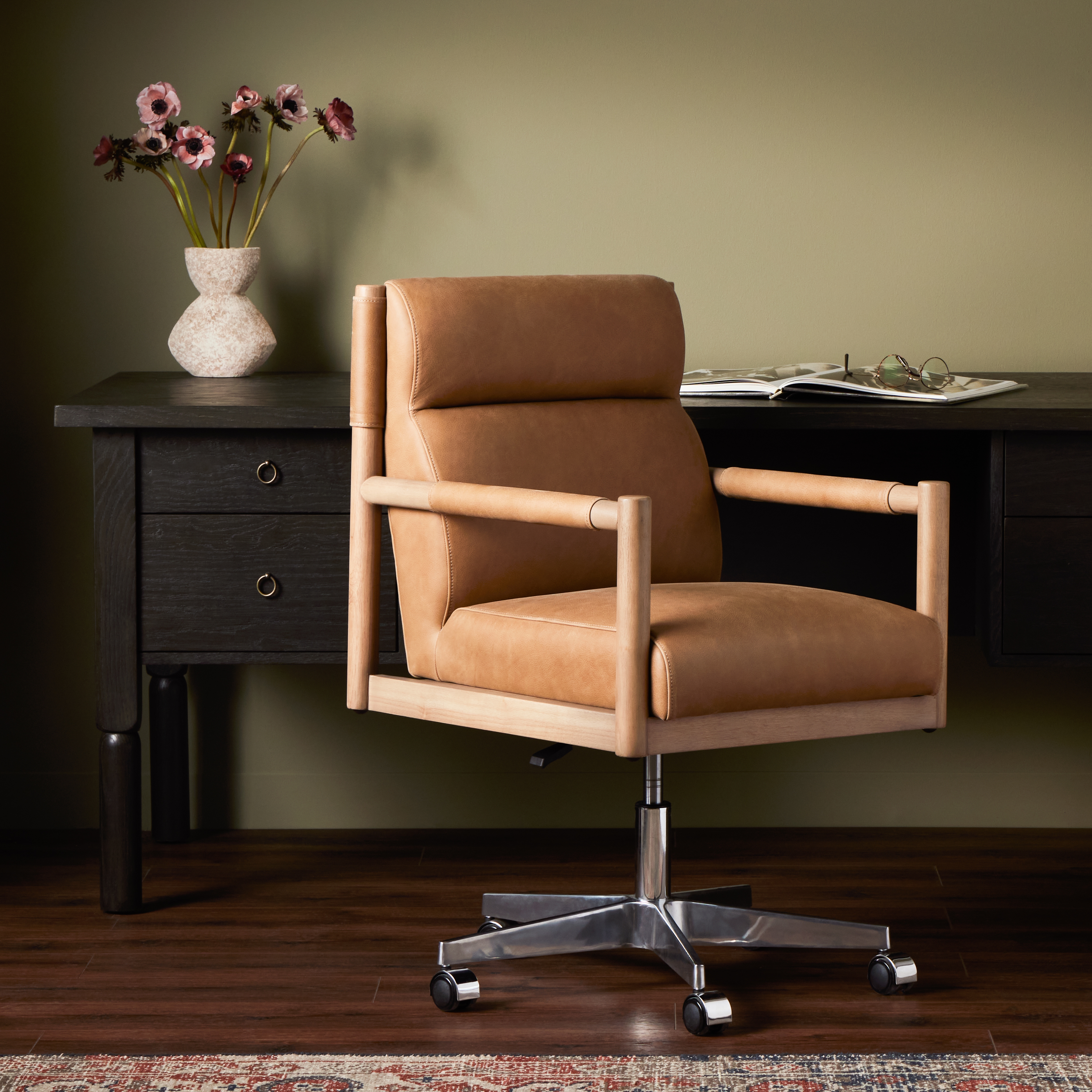 Kiano Desk Chair-Palermo Drift - Image 1