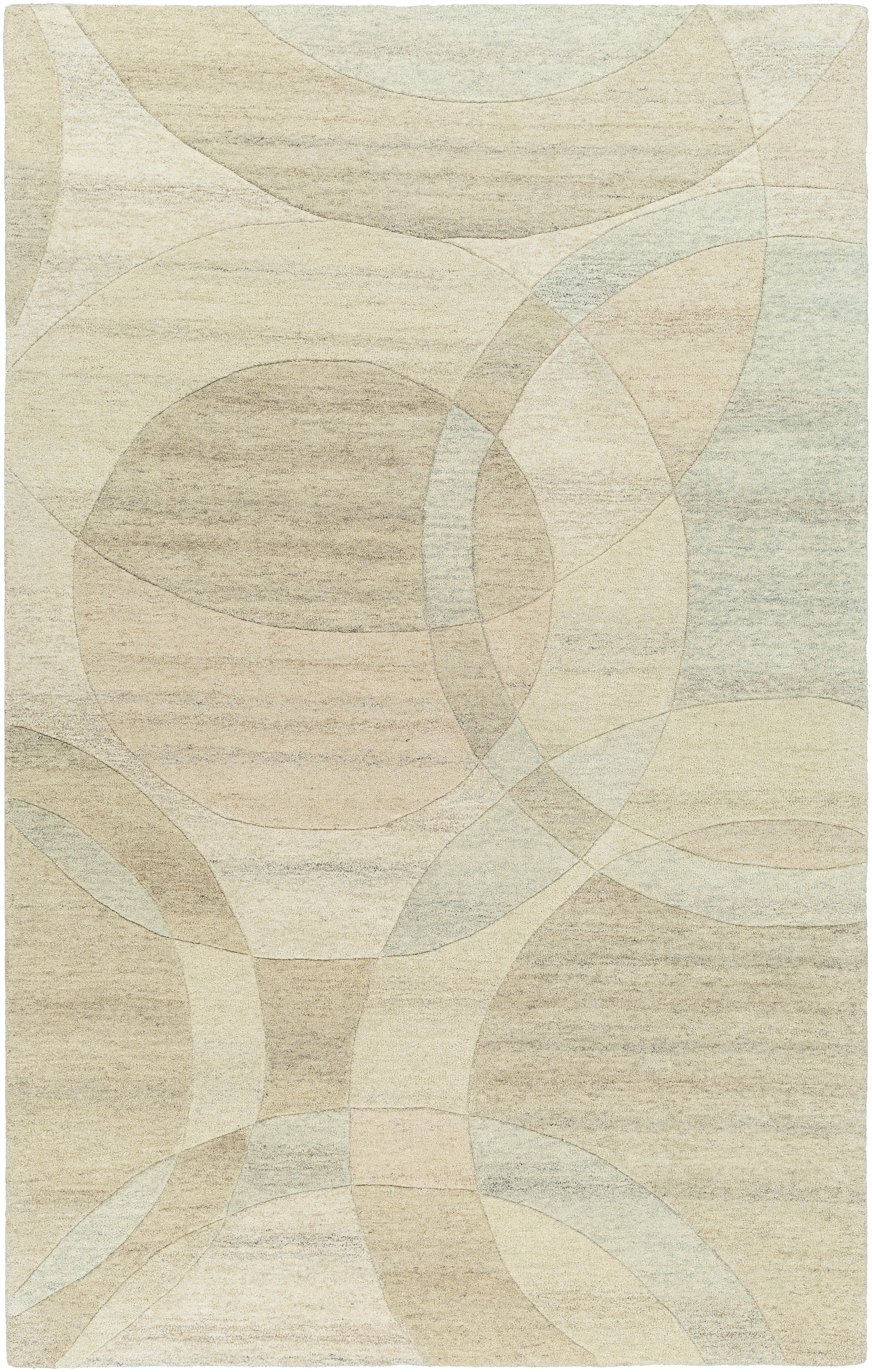 Forum Beige Indoor 2'6" x 8' Handmade Rug - Image 0
